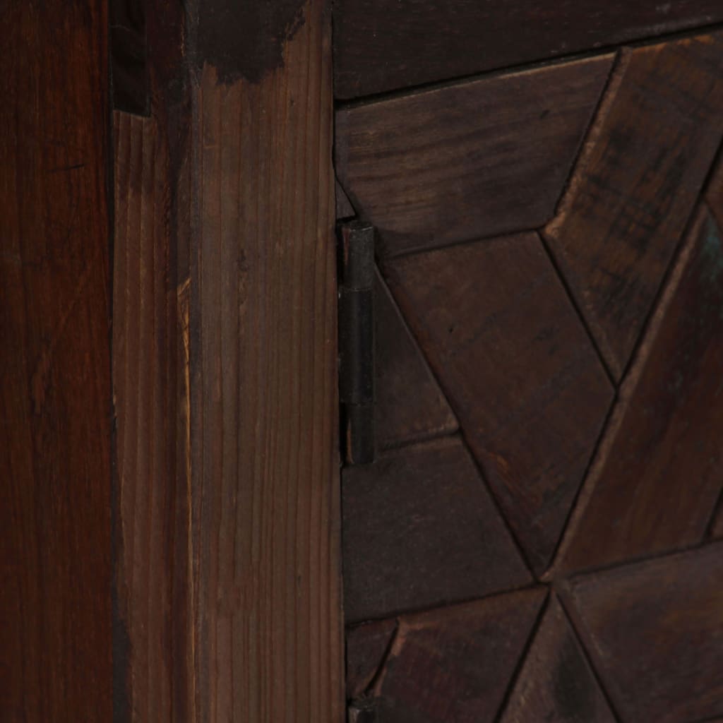 Tv Cabinet Solid Reclaimed Wood 140X30X45 Cm