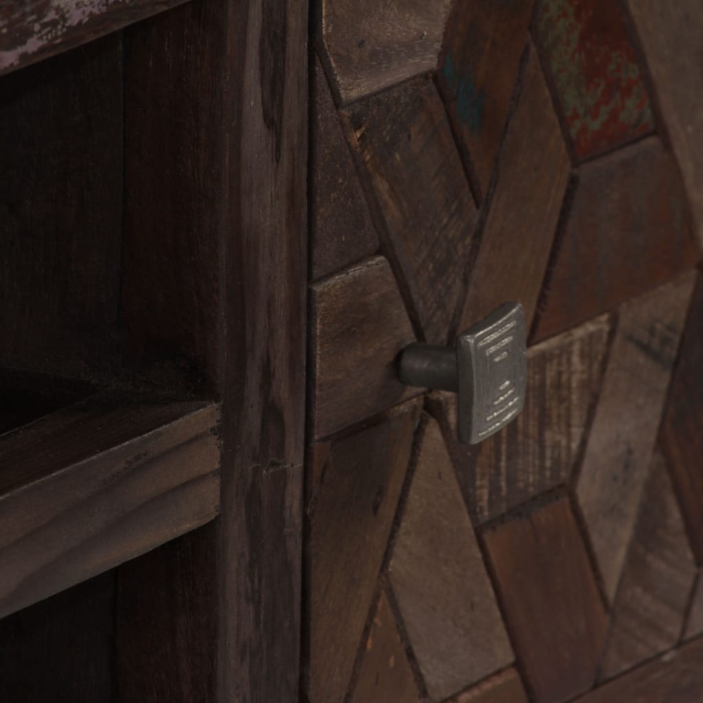 Tv Cabinet Solid Reclaimed Wood 140X30X45 Cm