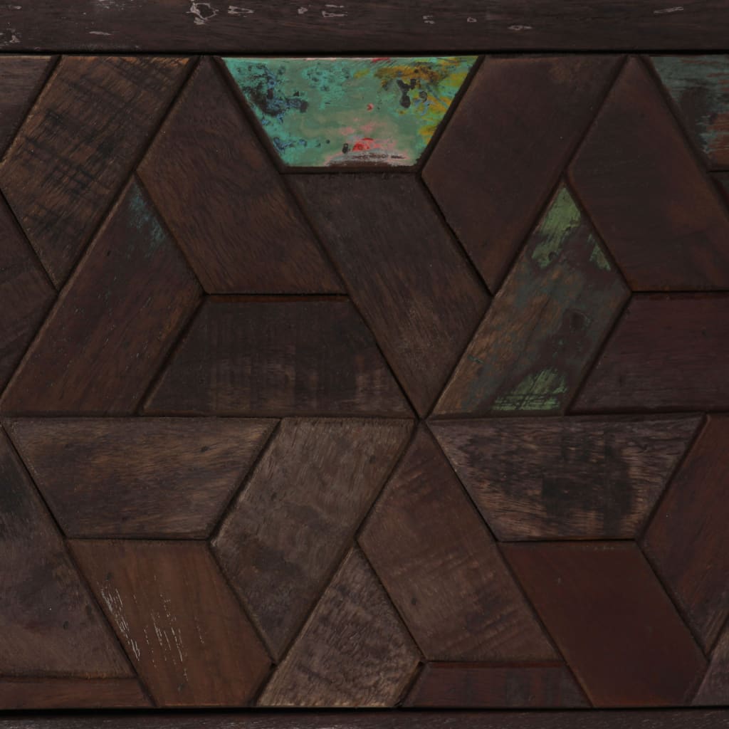 Tv Cabinet Solid Reclaimed Wood 140X30X45 Cm