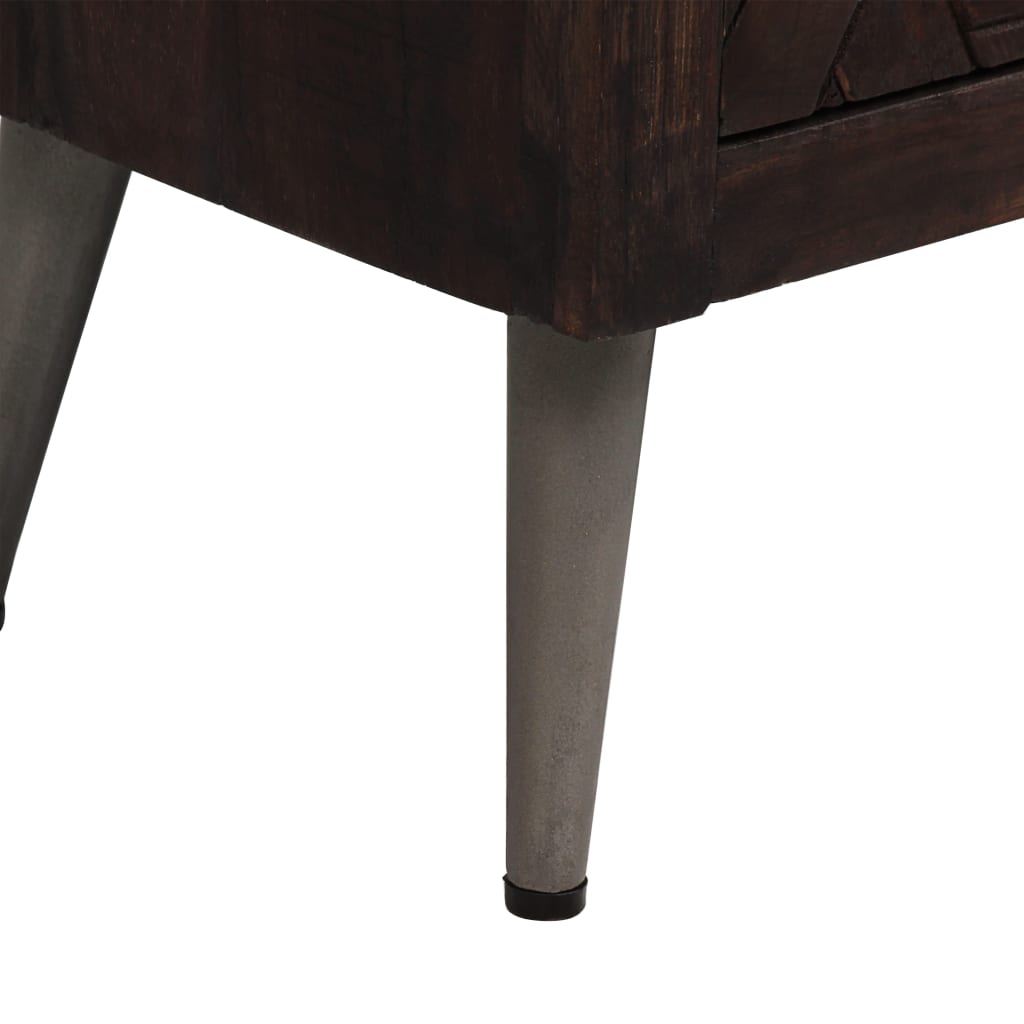 Sideboard Solid Reclaimed Wood 60X30X76 Cm