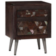 Bedside Cabinet Solid Reclaimed Wood 40X30X50 Cm