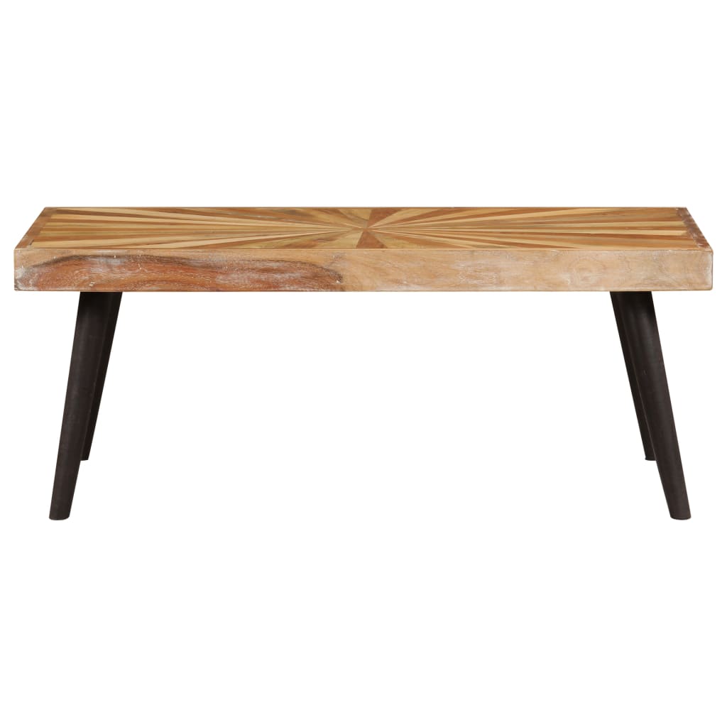 Coffee Table Solid Mango Wood 90X55X36 Cm