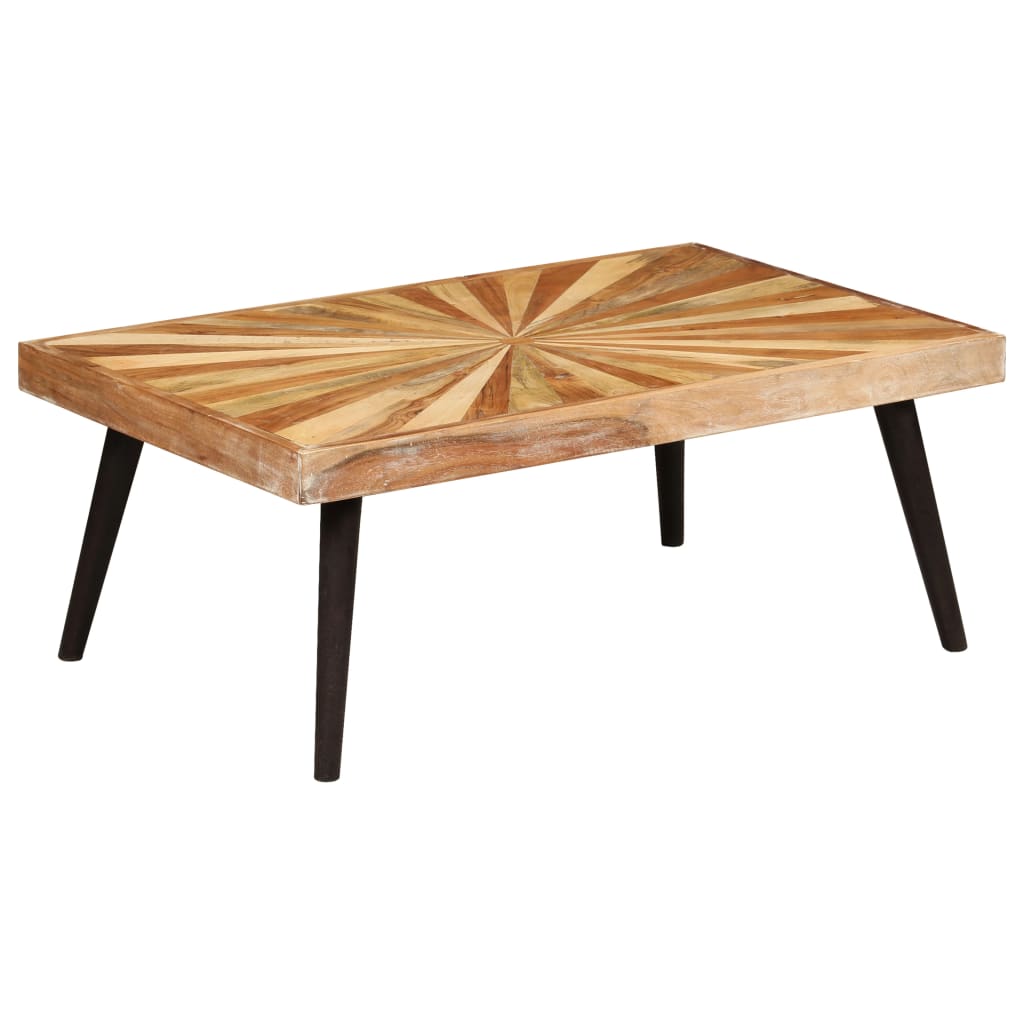 Coffee Table Solid Mango Wood 90X55X36 Cm