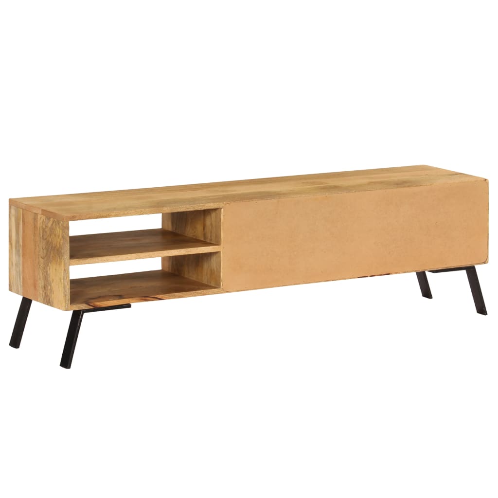 Tv Cabinet Solid Mango Wood 140X30X40 Cm