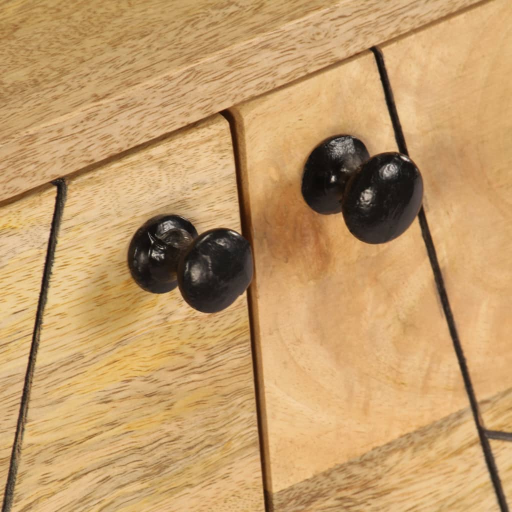 Tv Cabinet Solid Mango Wood 140X30X40 Cm