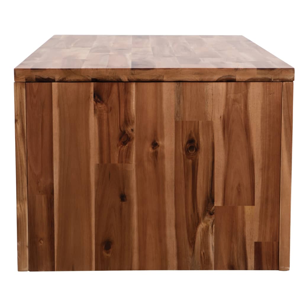 Coffee Table Solid Acacia Wood 90X50X37.5 Cm