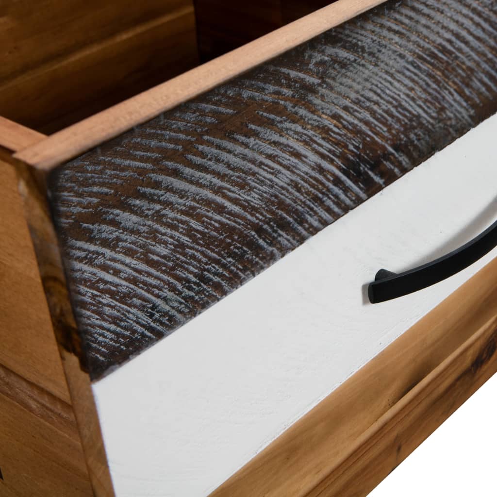 Coffee Table Solid Acacia Wood 90X50X37.5 Cm