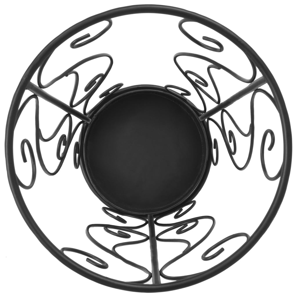 Umbrella Stand Vintage Style Metal 26X46 Cm Black