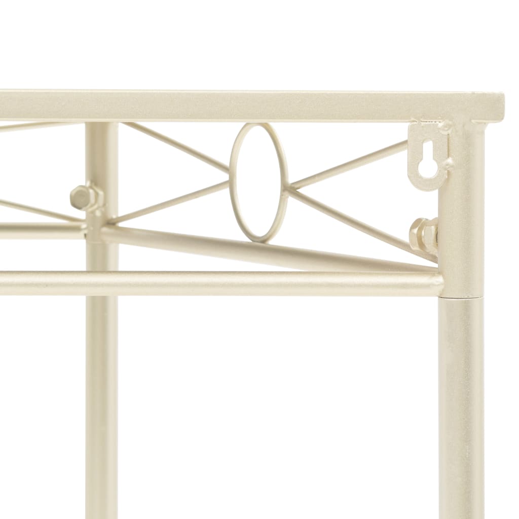 Side Table Vintage Style Metal 87X34X73 Cm