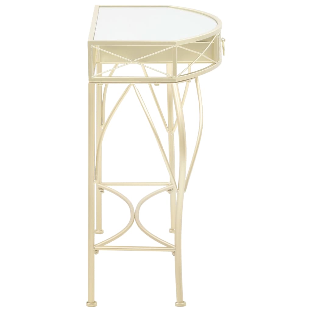 Side Table French Style Metal 82X39X76 Cm