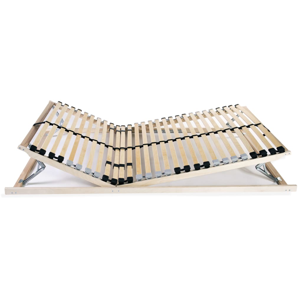 Slatted Bed Base Without Mattress With 28 Slats 7 Zones
