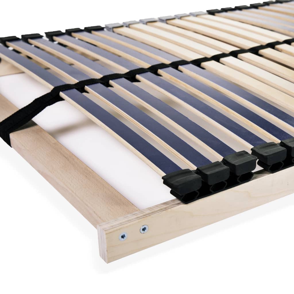 Slatted Bed Base Without Mattress With 42 Slats 7 Zones