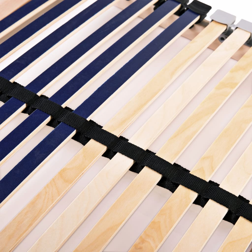 Slatted Bed Base Without Mattress With 42 Slats 7 Zones
