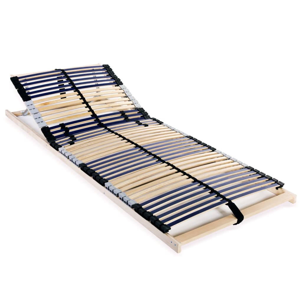 Slatted Bed Base Without Mattress With 42 Slats 7 Zones