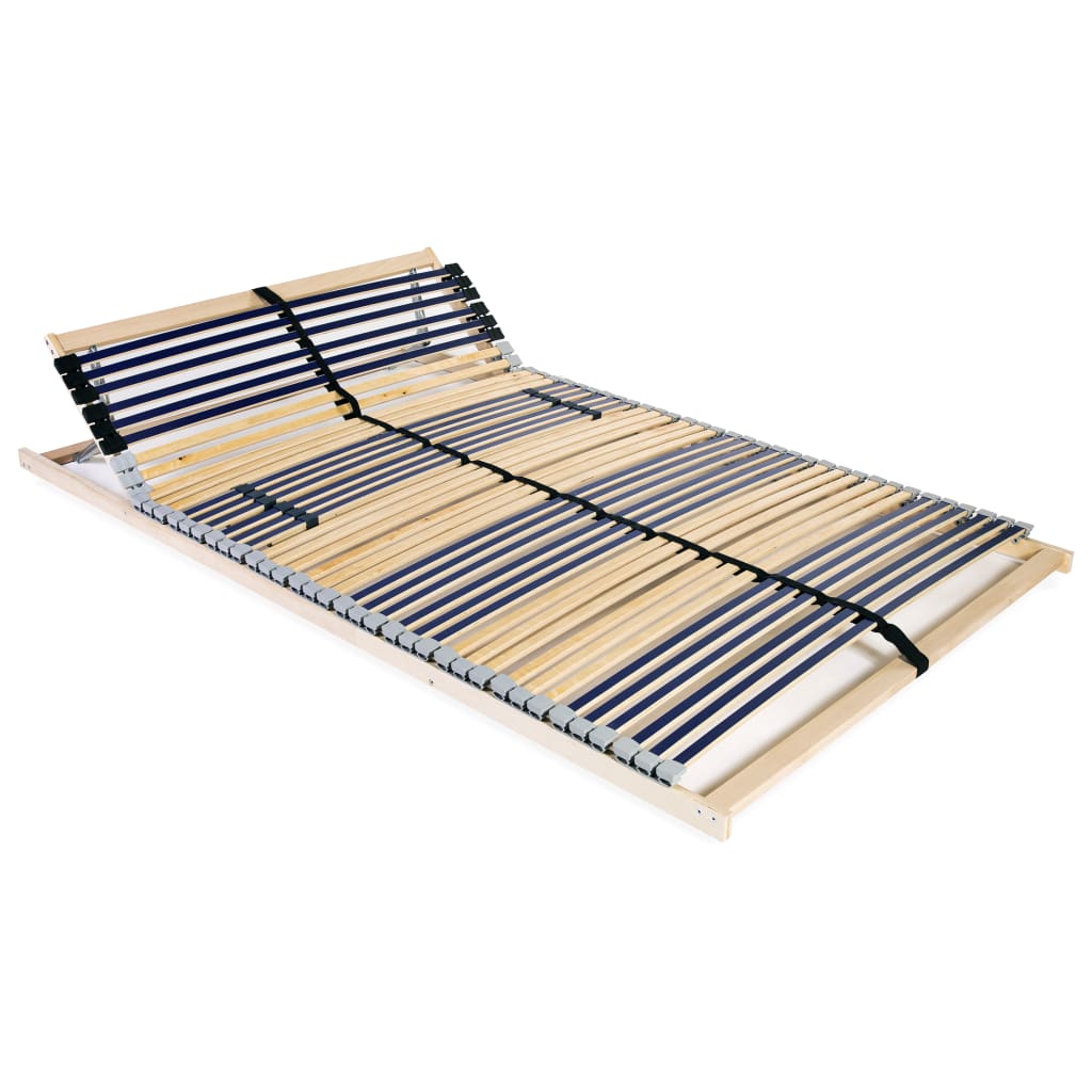 Slatted Bed Base Without Mattress With 42 Slats 7 Zones