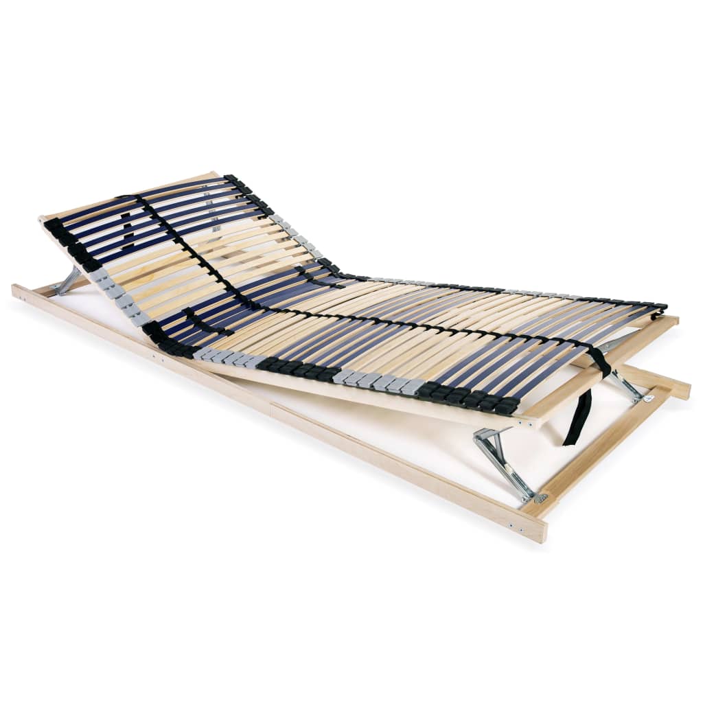 Slatted Bed Base Without Mattress With 42 Slats 7 Zones