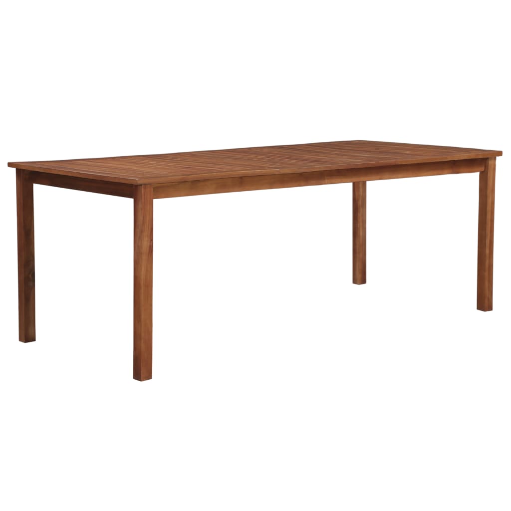 Garden Table Solid Acacia Wood