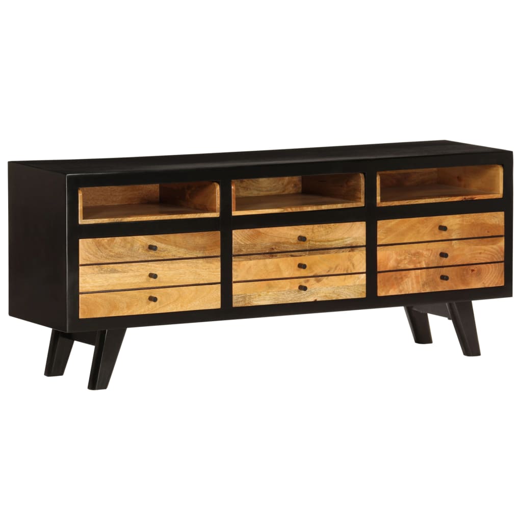 Tv Cabinet Solid Mango Wood 120X30X50 Cm