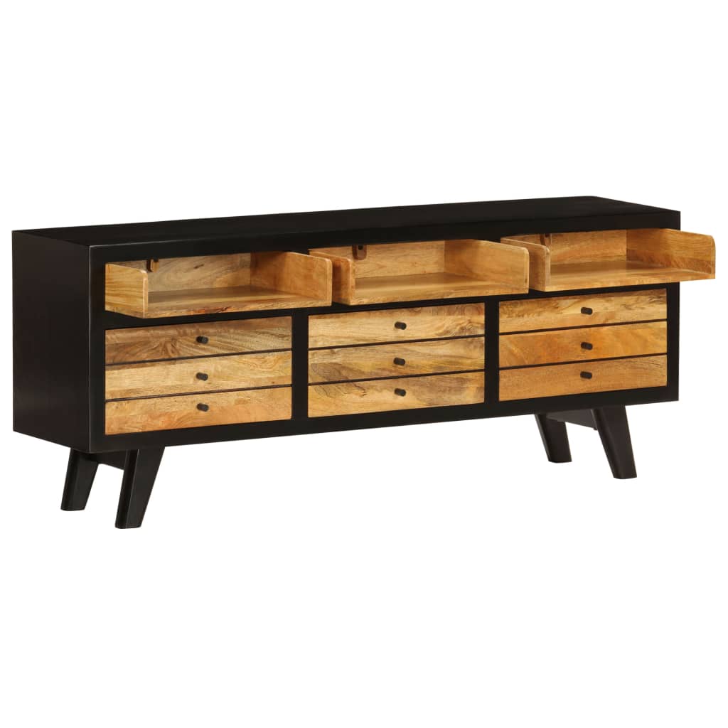 Tv Cabinet Solid Mango Wood 120X30X50 Cm
