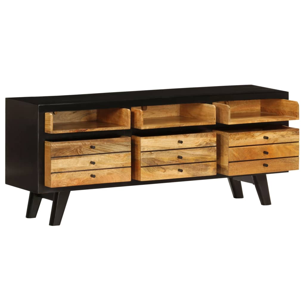 Tv Cabinet Solid Mango Wood 120X30X50 Cm