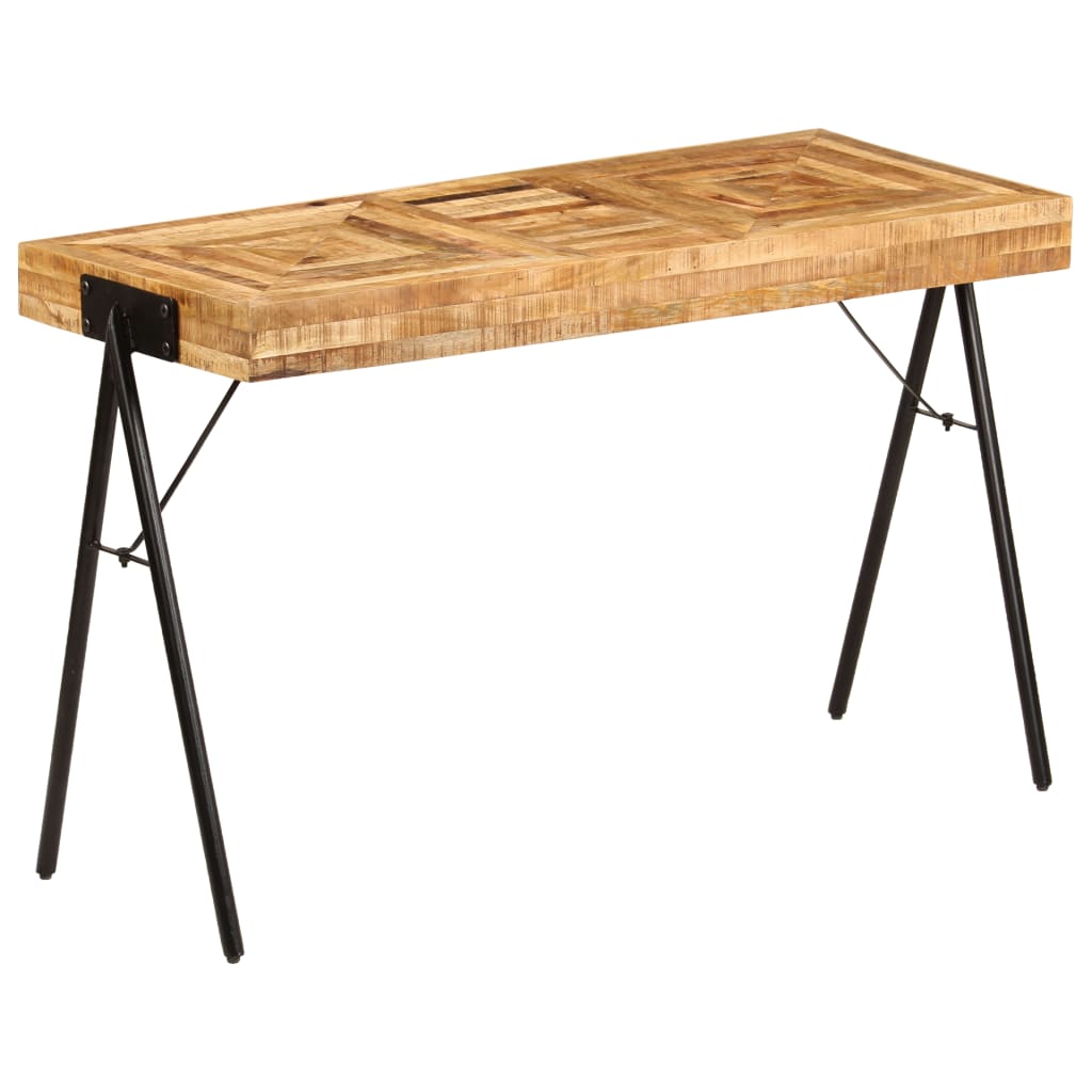 Writing Table Solid Mango Wood 118X50X75 Cm