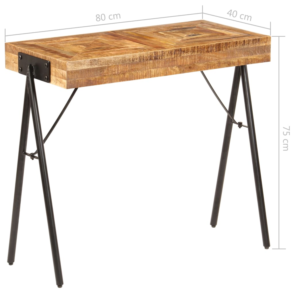 Console Table Solid Mango Wood 80X40X75 Cm