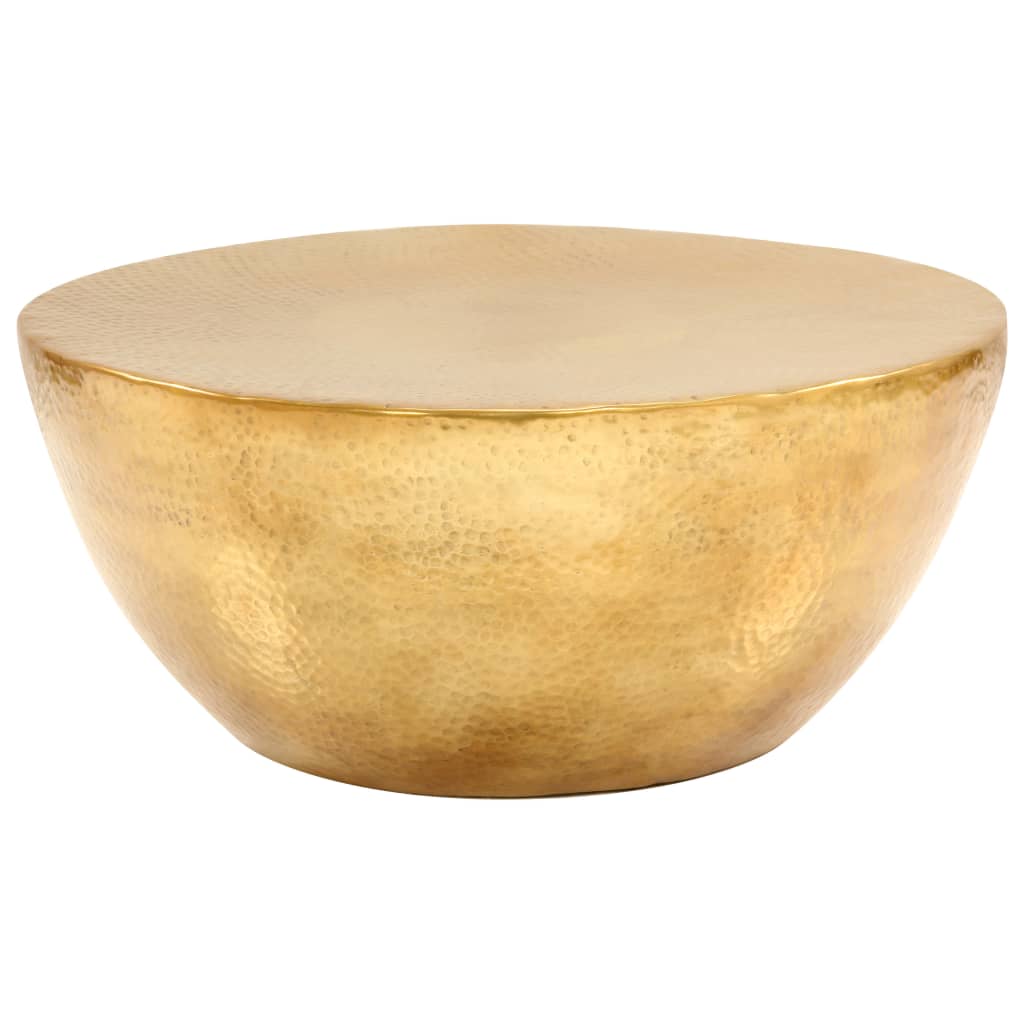 Coffee Table Hammered Aluminium