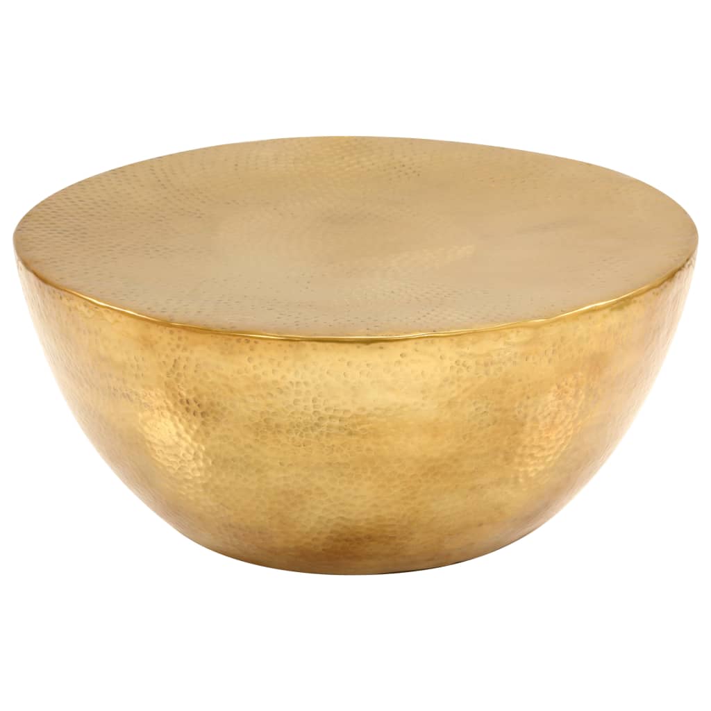 Coffee Table Hammered Aluminium