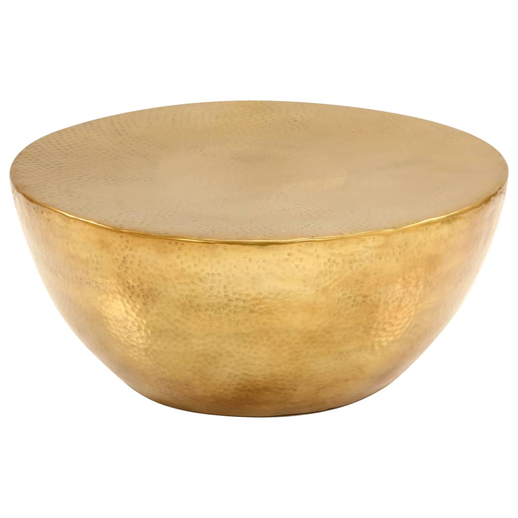 Coffee Table Hammered Aluminium