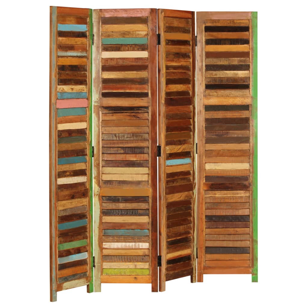Room Divider Solid Reclaimed Wood 170 Cm