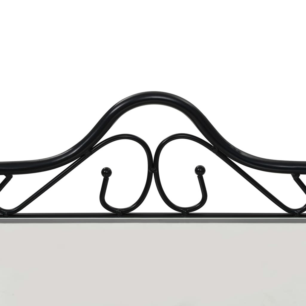 Bedside Table Steel And Tempered Glass 45X30.5X60 Cm