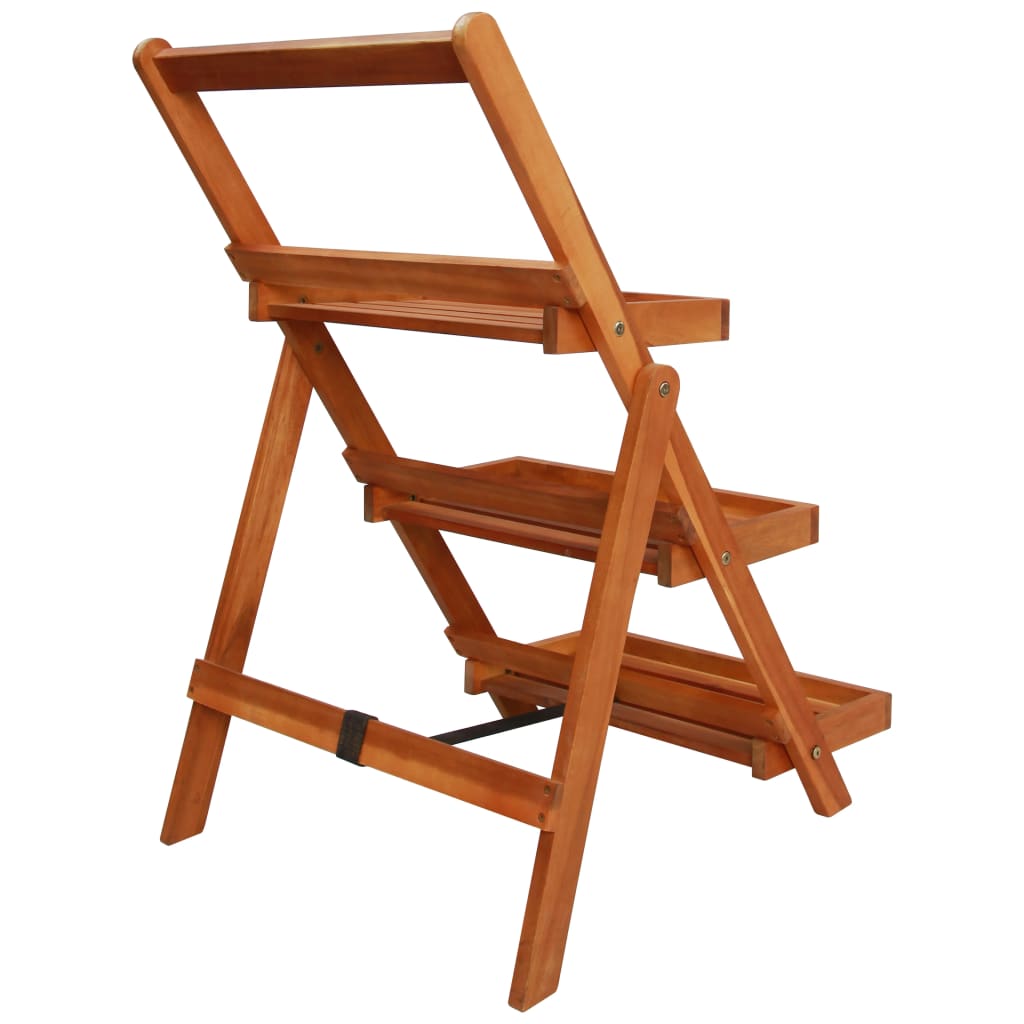 3-Tier Plant Stand 50X63X80 Cm Solid Acacia Wood