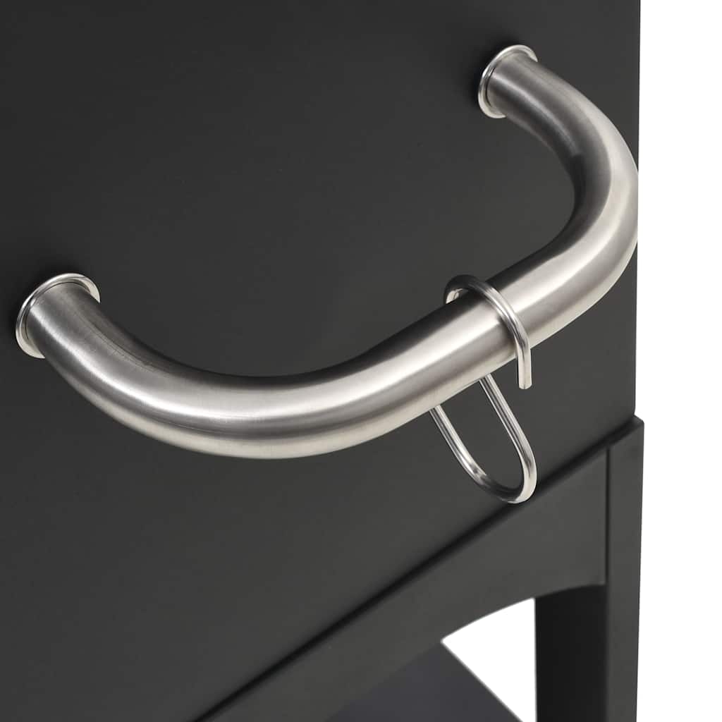 Charcoal Fired Outdoor Pizza Oven With Fireclay Stone