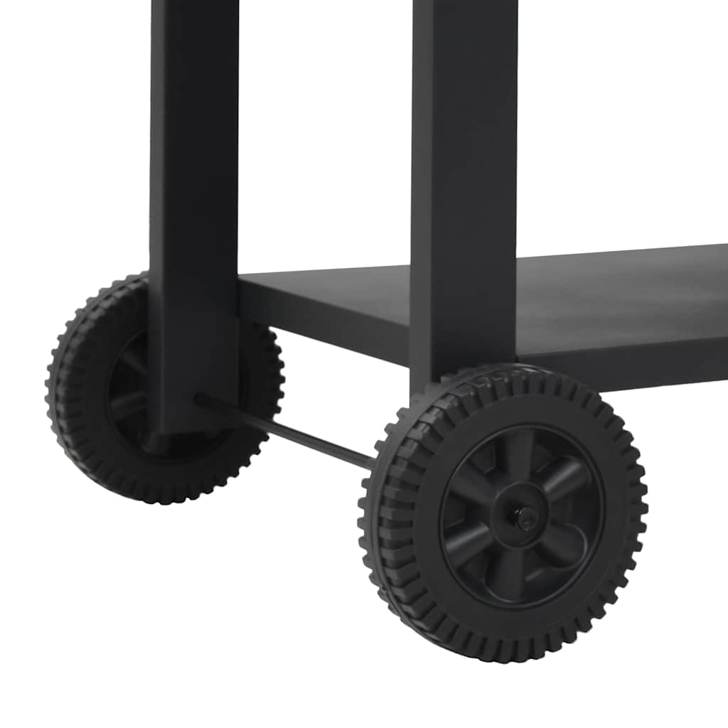 Charcoal Fired Outdoor Pizza Oven With Fireclay Stone