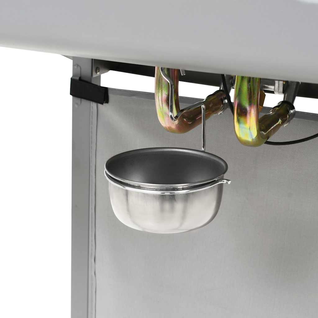 Gas Bbq Grill With 2 Cooking Zones Silver Stainless Steel