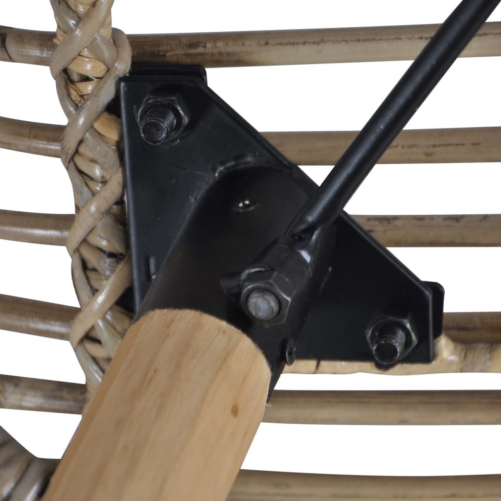 Dining Chairs 4 Pcs Natural Rattan