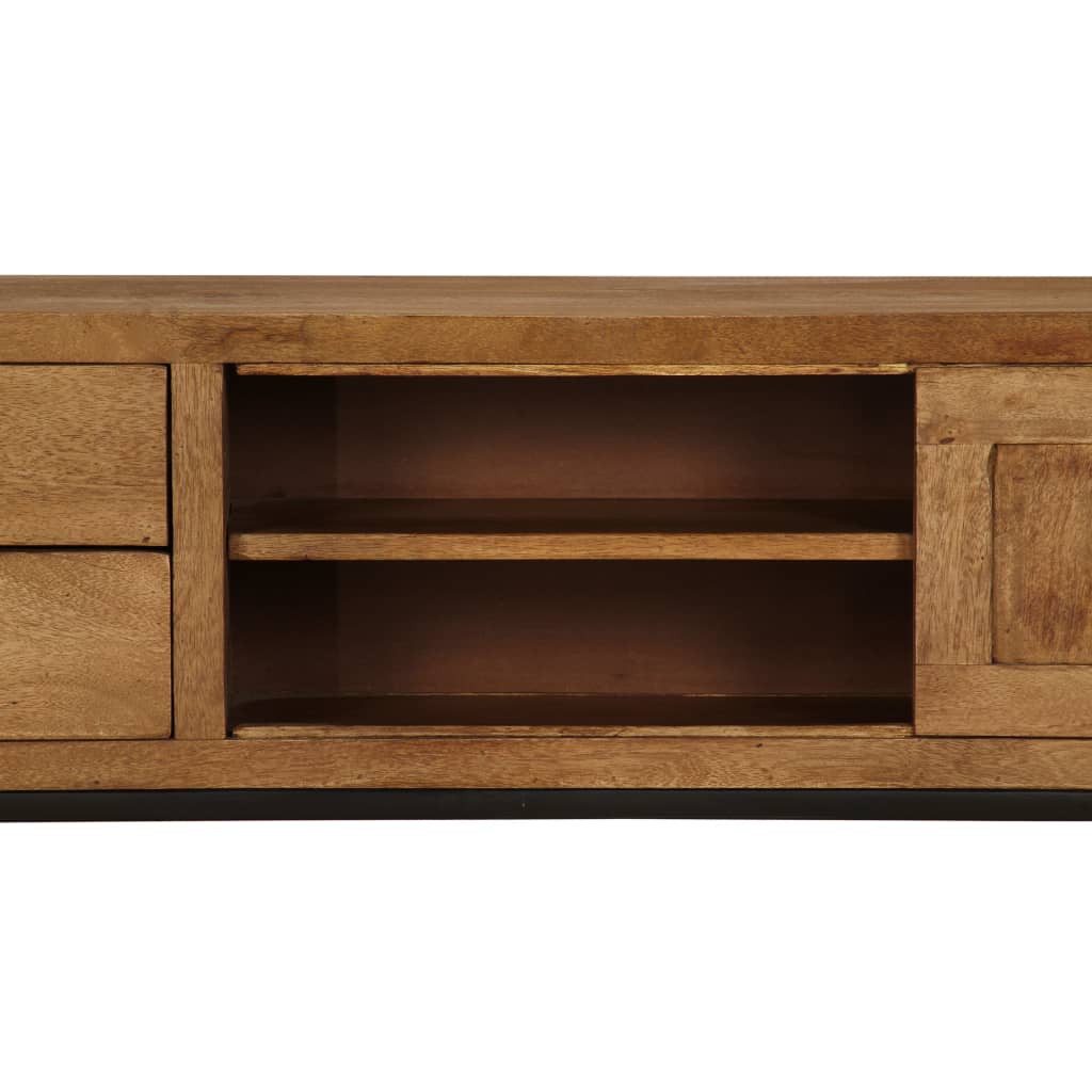 Tv Cabinet Solid Mango Wood 140X30X40 Cm