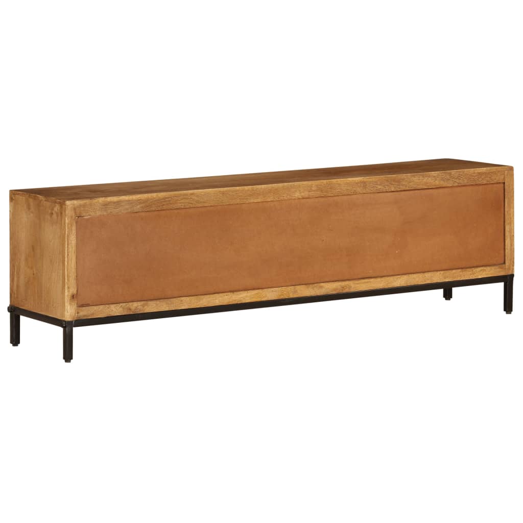 Tv Cabinet Solid Mango Wood 140X30X40 Cm