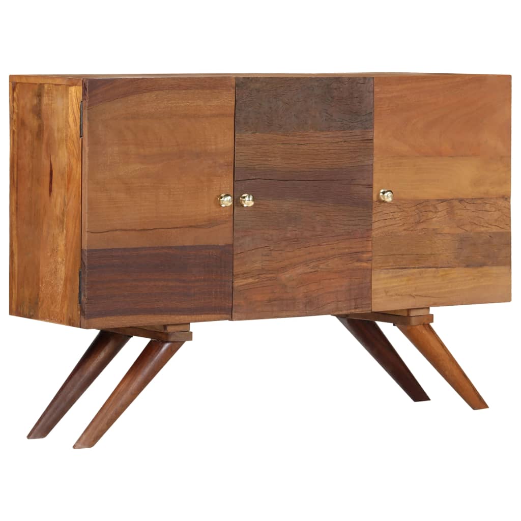 Sideboard Brown Solid Reclaimed Wood 110X30X75 Cm