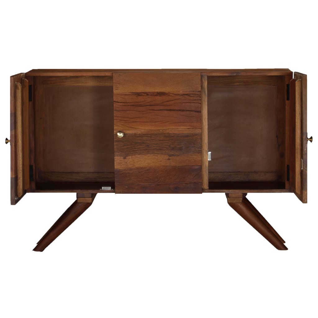 Sideboard Brown Solid Reclaimed Wood 110X30X75 Cm