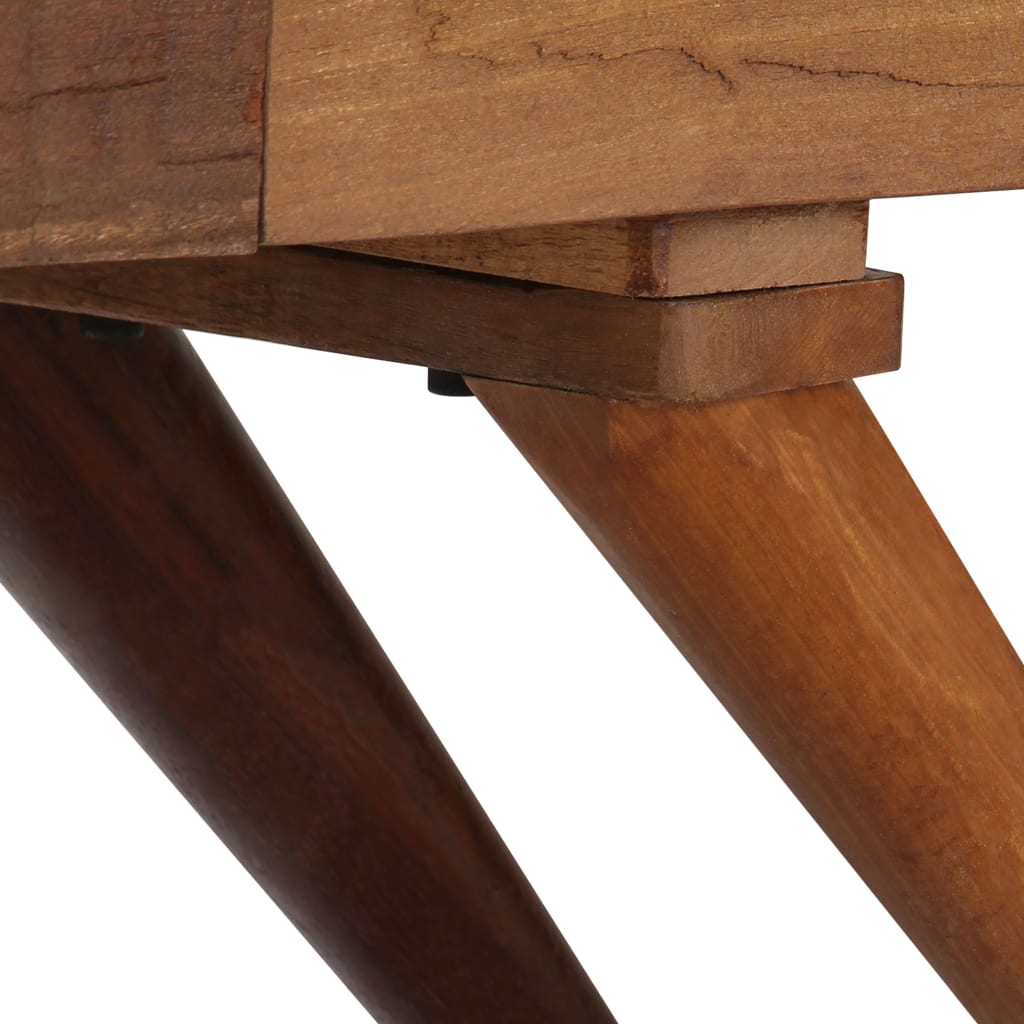 Sideboard Brown Solid Reclaimed Wood 110X30X75 Cm