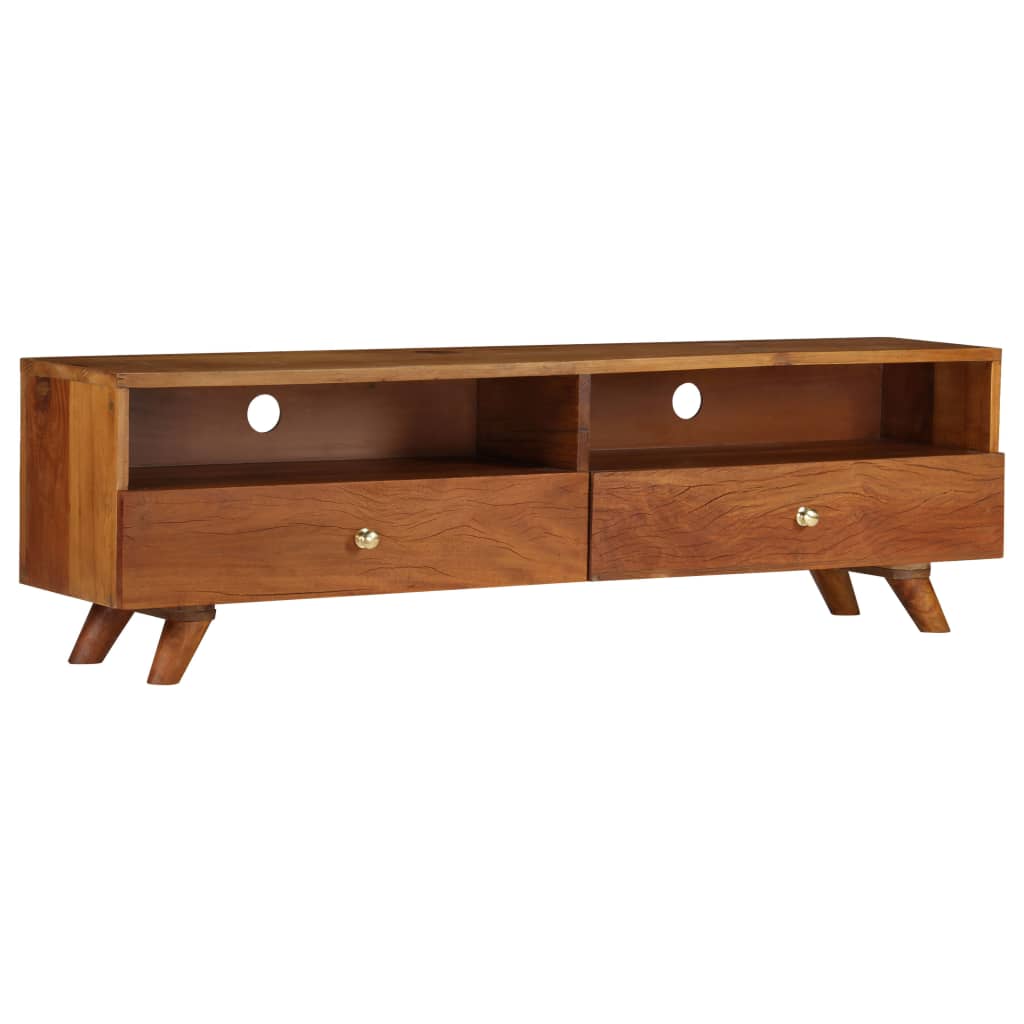 Tv Cabinet Solid Reclaimed Wood 140X30X40 Cm