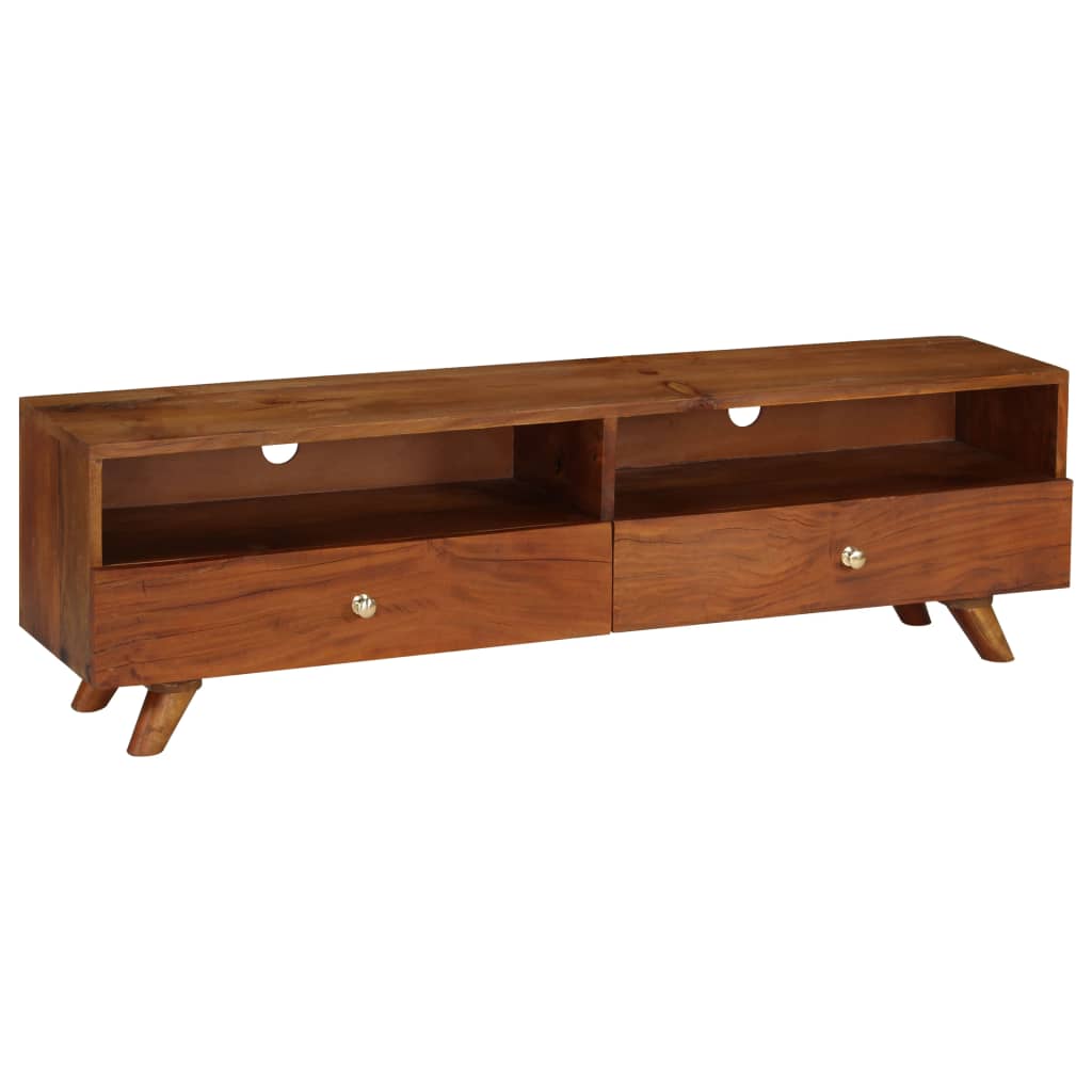 Tv Cabinet Solid Reclaimed Wood 140X30X40 Cm