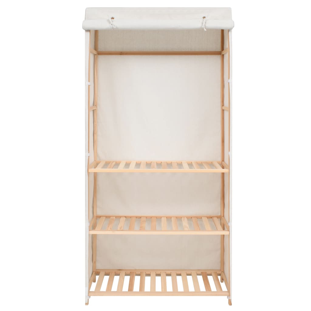 3-Tier Clothes Wardrobe 79X40X170 Cm