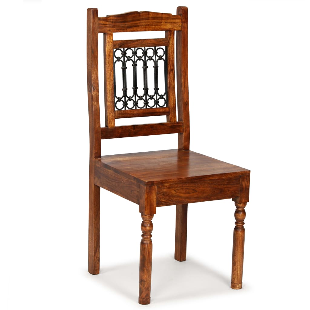 Dining Chairs 6 Pcs Solid Wood Classic