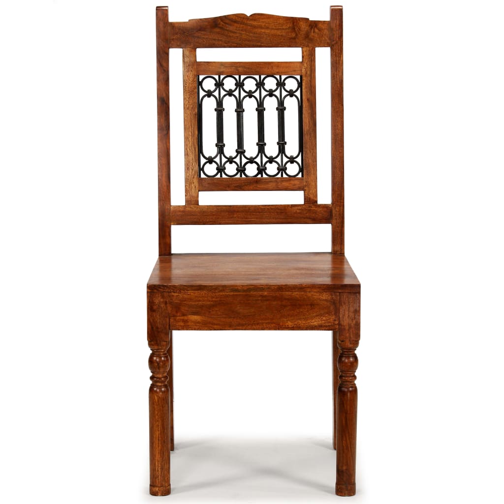 Dining Chairs 6 Pcs Solid Wood Classic
