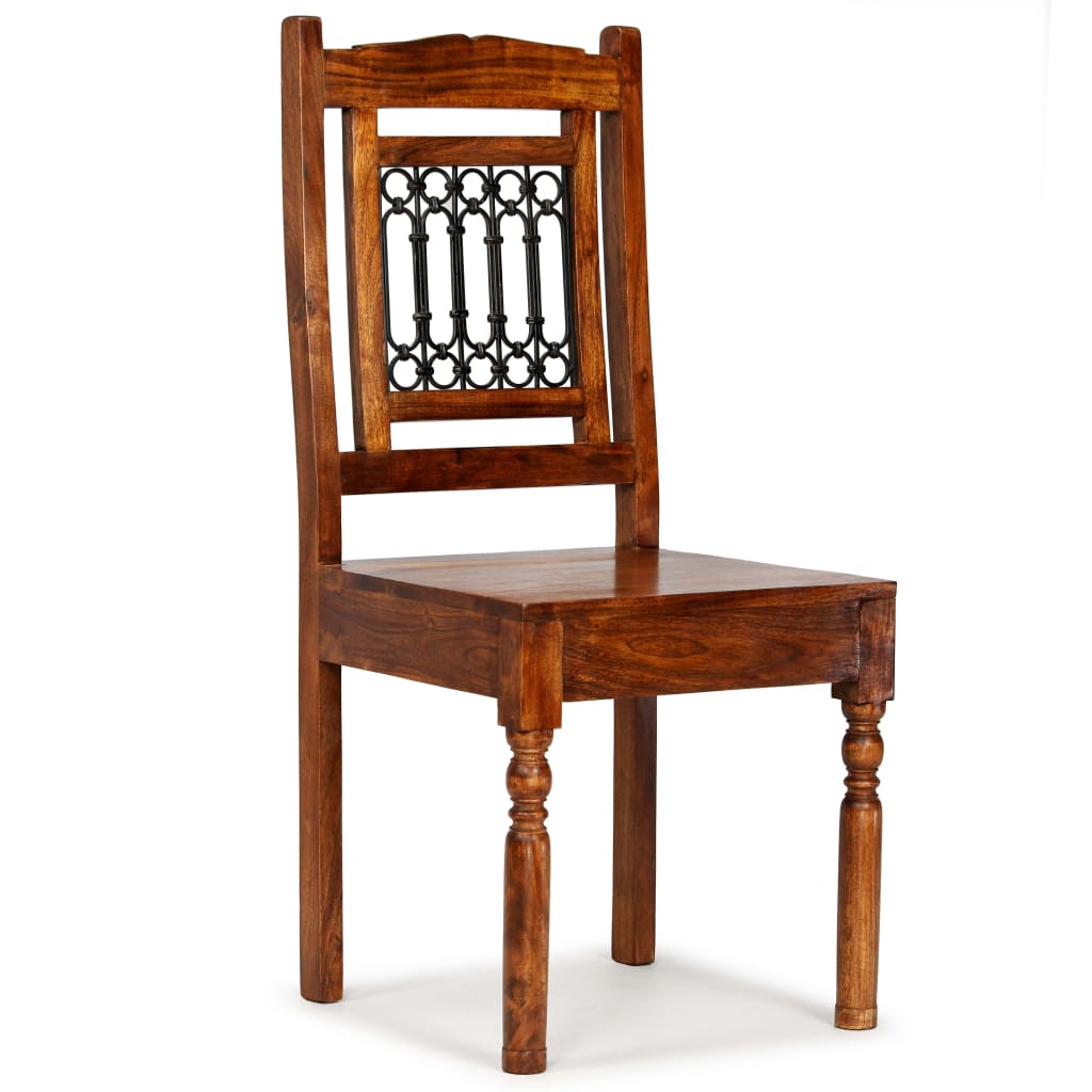 Dining Chairs 6 Pcs Solid Wood Classic
