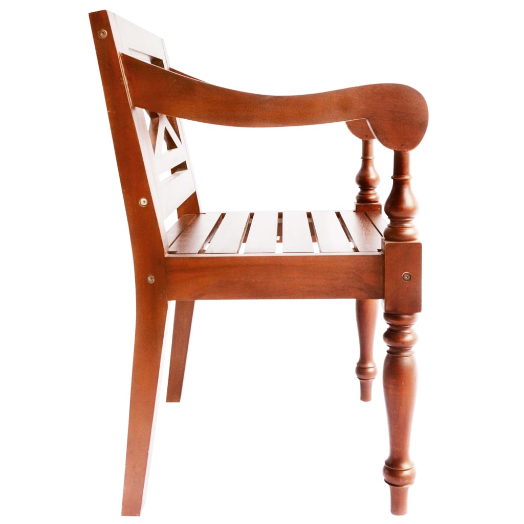 Batavia Chairs 2 Pcs Solid Mahogany Wood