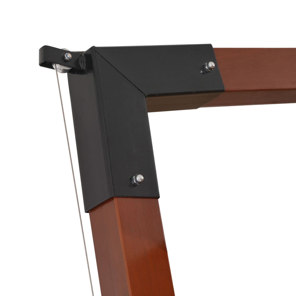 Cantilever Garden Parasol With Wooden Pole 400X300 Cm