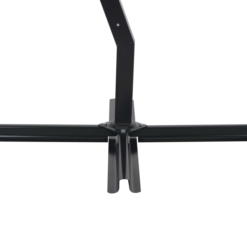 Cantilever Garden Parasol With Wooden Pole 400X300 Cm